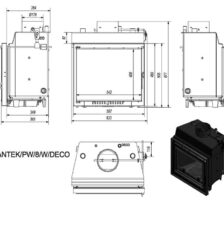 ANTEK PW8WDECO isio 8KW 80 100m² Kratki