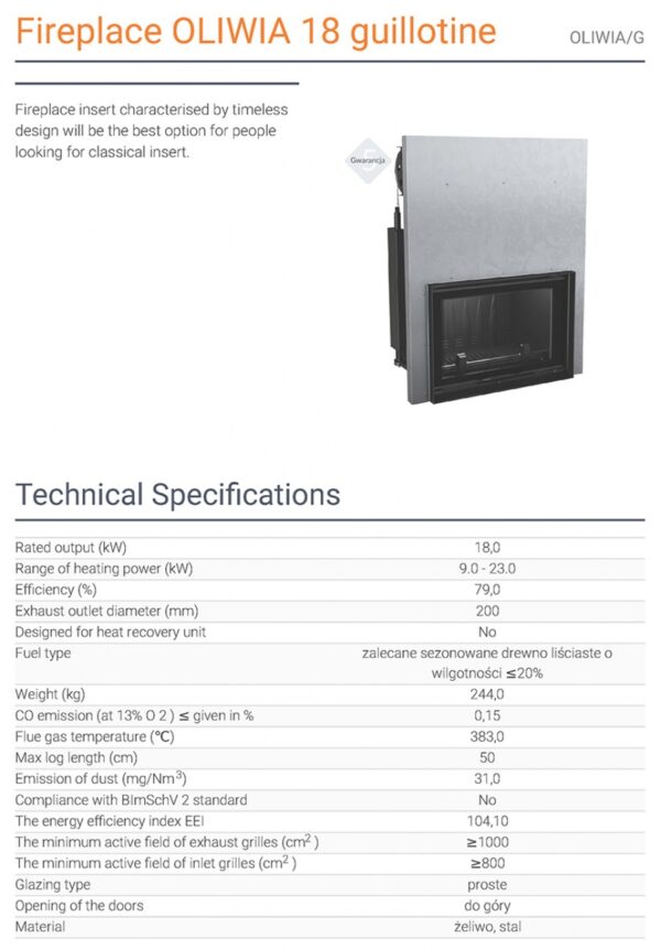 fireplace oliwia 18 guillotine page 1