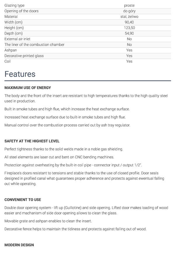 water fireplace amelia pw 30 guillotine page 2