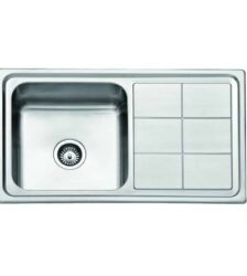 Νεροχύτης Inox Finox 304 Cortina 1 Lux 86cm