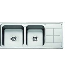 Νεροχύτης Inox Finox 304 Cortina 2 Lux 116cm