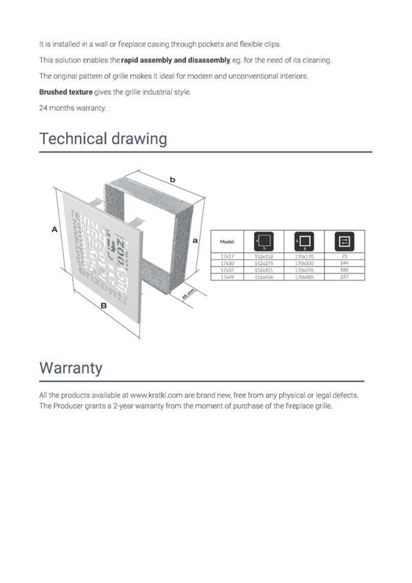 grille abc inox 17x17 page 2