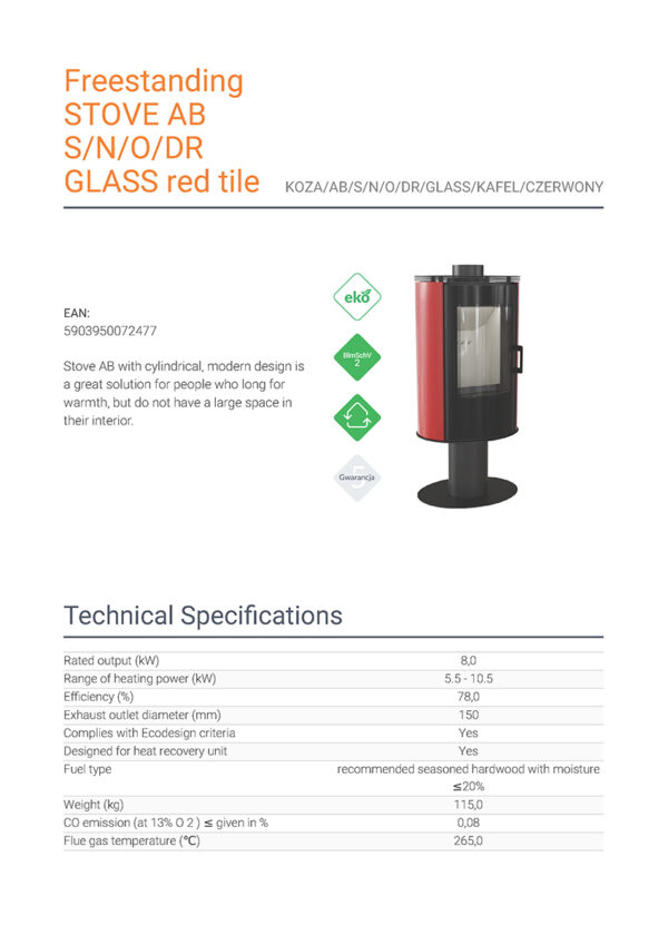 koza ab s n o dr glass kafel czerwony2