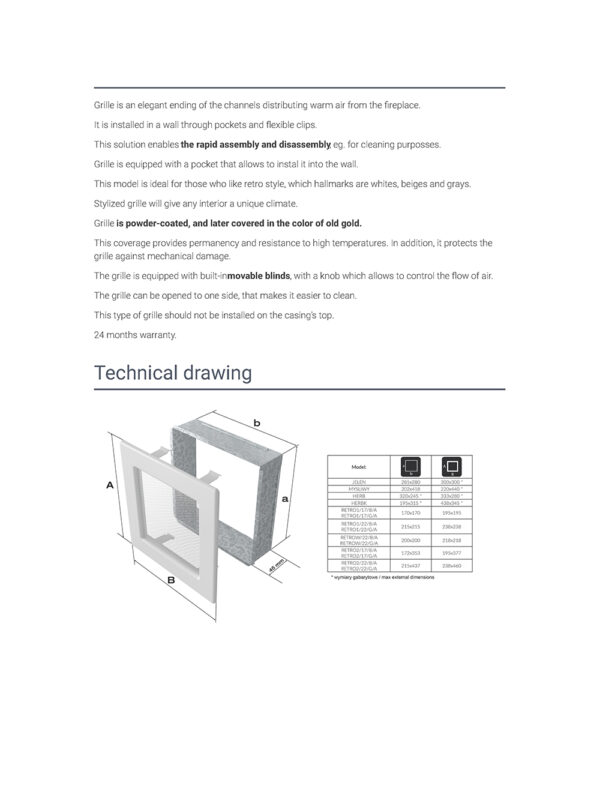 retro single white antiquity grille 17 page 2 2