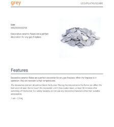 decorative ceramic flakes grey page 1