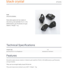 decorative stones fire glass black crystal page 1