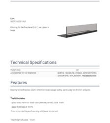 glazing for biofireplace quat page 1