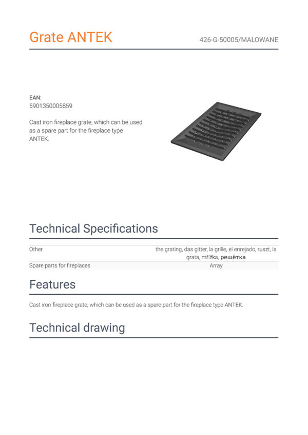 grate antek page 1