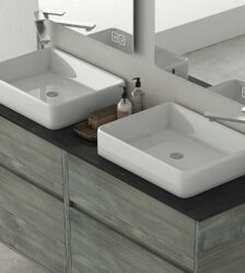 instinct 150 smoked oak square basins detail ultra