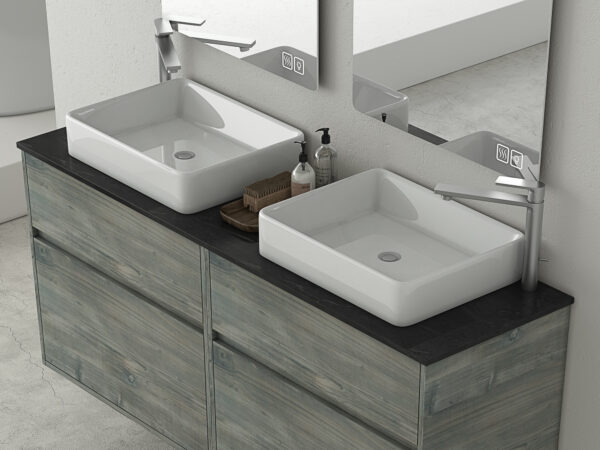 instinct 150 smoked oak square basins detail ultra