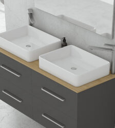 torino 120 shiny grey top honey oak detail ultra